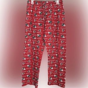 💥Atlanta Falcons Pajama Bottoms NFL Team Logos Apparel Lounge Pants Size Med